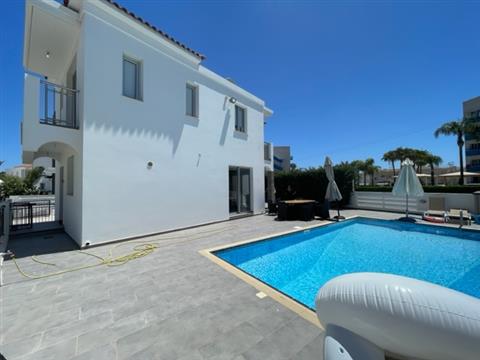 REF:  PV9 Three Bedroom Modern Villa with private pool 100m to the beach. €2000pcm 12 month min  Available Nov 23!