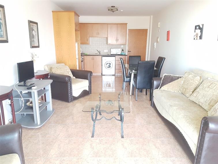 REF: KC2-B6 Spacious Furnished One Bed Apartment.  Paralimni Town €450 per month minimum 12 month rental